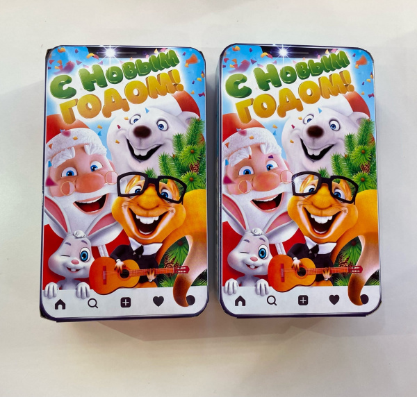 Новогодняя упаковка Мобилка